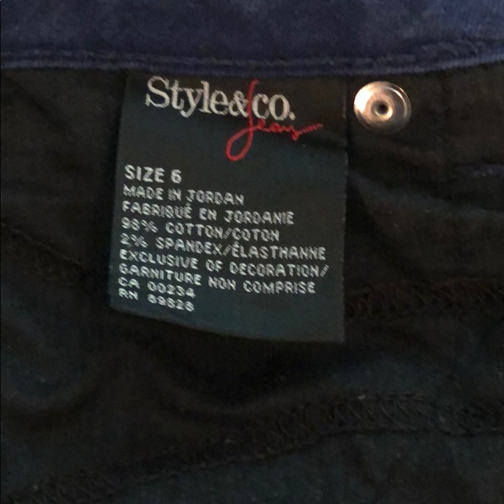 Style and Company Jean Capris - Picture 3 of 4